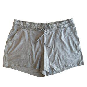 Reebok Grey Athletic Lounge Shorts Size Medium – Stretchy & Lightweight